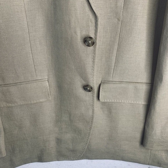 Murano Baird McNutt Linen Sport Coat Mens Size XL Camel Tan Surgeons Cuffs $295 - Picture 10 of 11